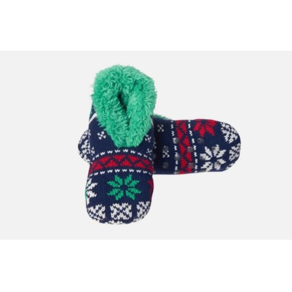 Gymboree Size Small Slipper Socks Fair Isle Dino NWT, Size XXS - Picture 1 of 1